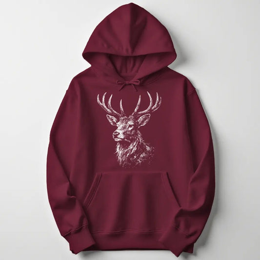 Mächtiger Hirsch Unisex Hoodie - Wild Spirit
