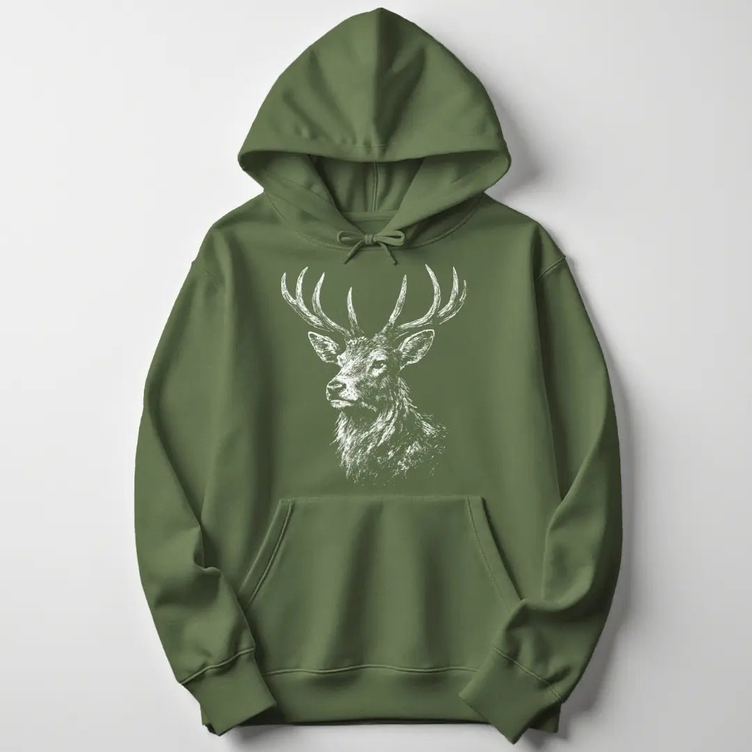 Mächtiger Hirsch Unisex Hoodie - Wild Spirit