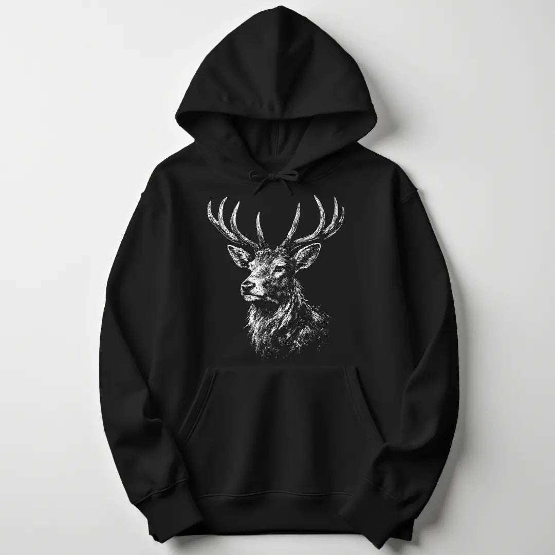 Mächtiger Hirsch Unisex Hoodie - Wild Spirit