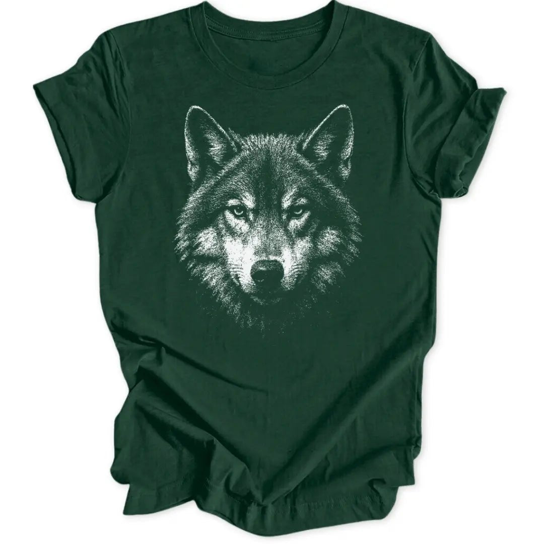 Mächtiger Wolf Unisex T-Shirt - Wild Spirit