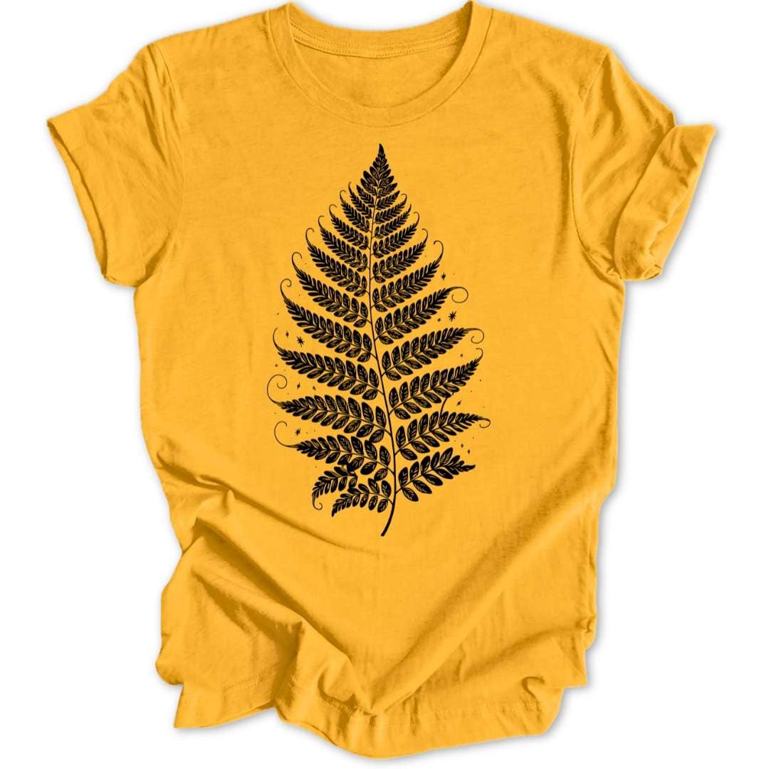 Magical Fern Unisex T-Shirt T-Shirt Gold / S