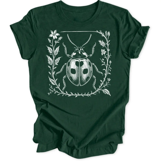 Marienkäfer Rahmen Unisex T-Shirt - Wild Spirit