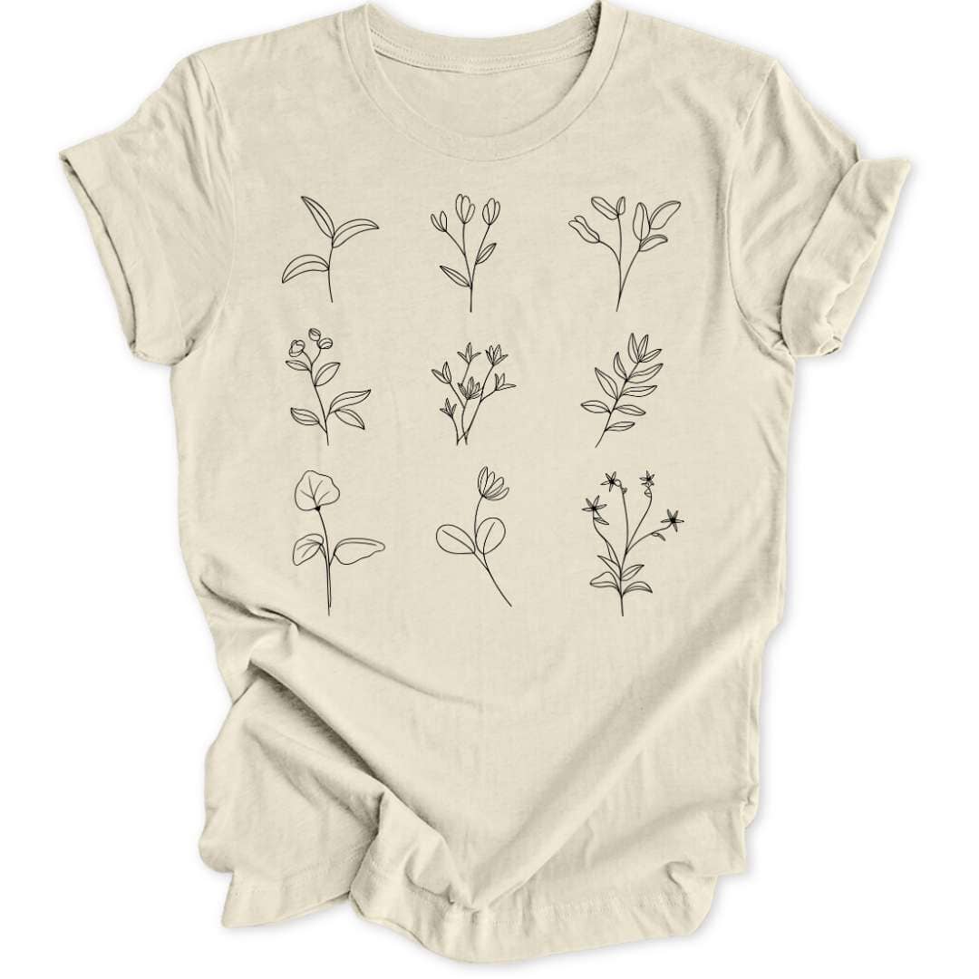 Minimal Florist Unisex T-Shirt - Wild Spirit