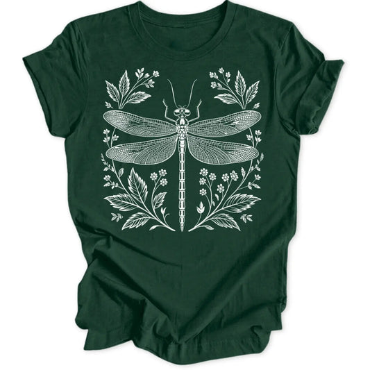 Minimalistische Libelle Unisex T-Shirt - Wild Spirit