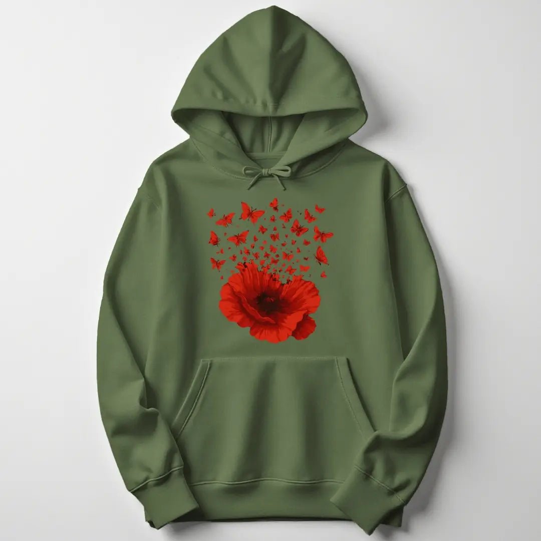 Mohn Magie Unisex Hoodie - Wild Spirit