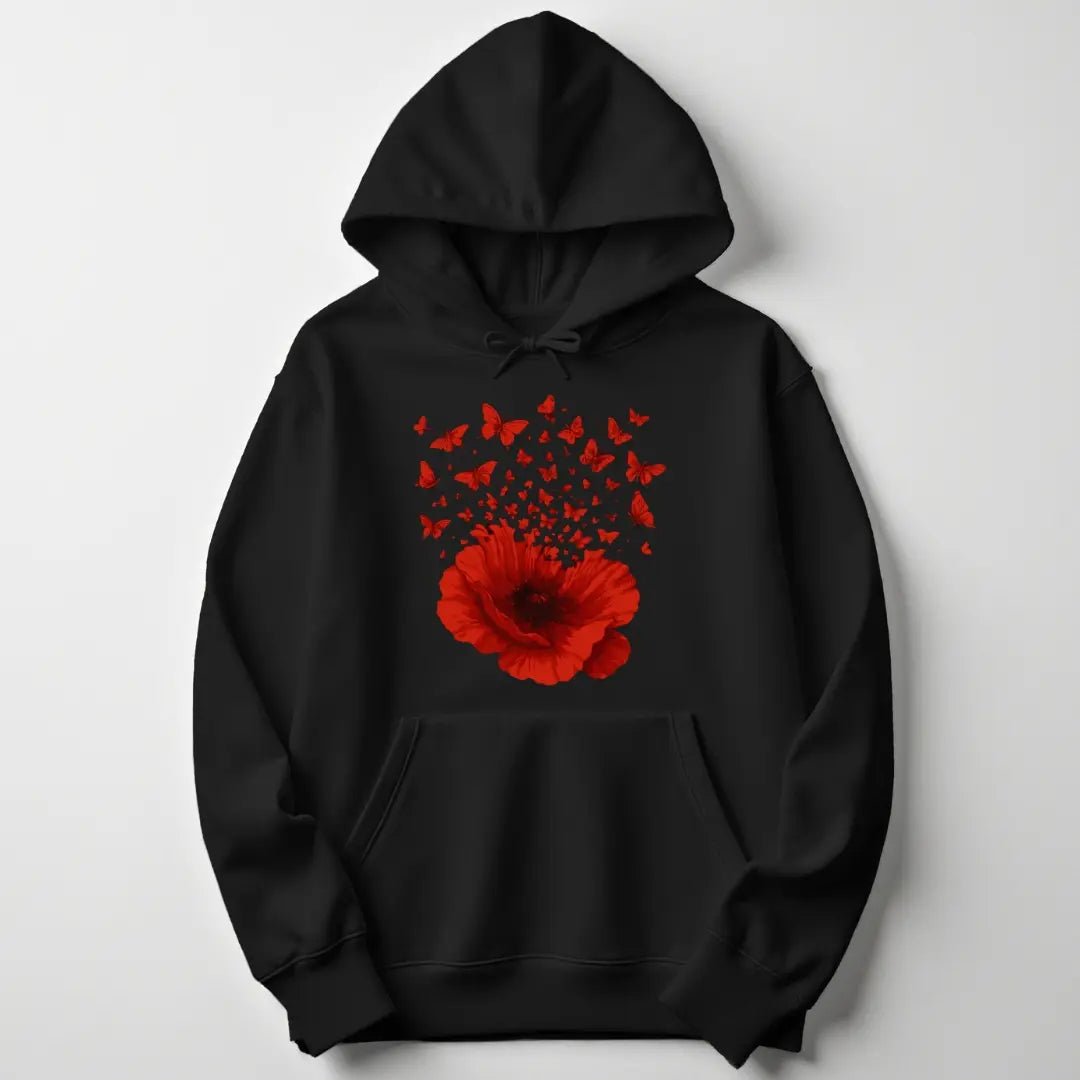 Mohn Magie Unisex Hoodie - Wild Spirit