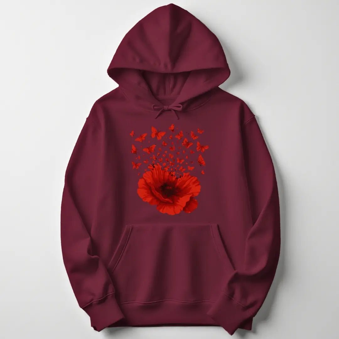 Mohn Magie Unisex Hoodie - Wild Spirit