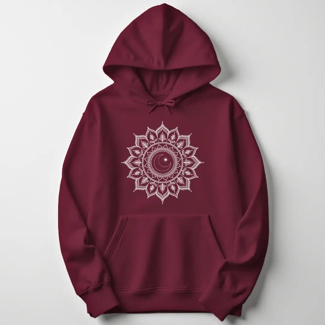 Moon Mandala Unisex Hoodie - Wild Spirit