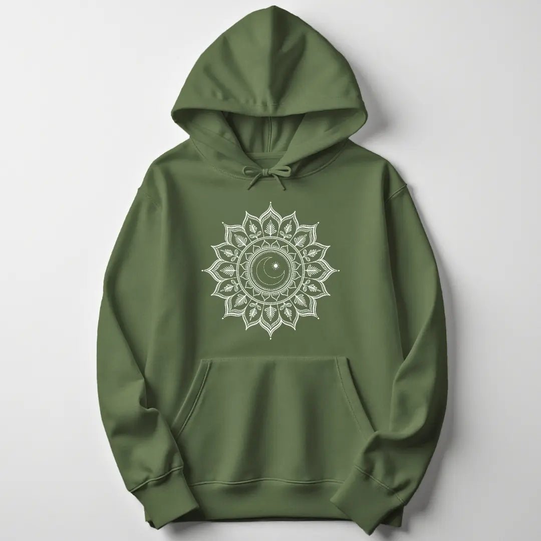 Moon Mandala Unisex Hoodie - Wild Spirit