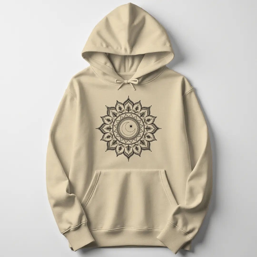 Moon Mandala Unisex Hoodie - Wild Spirit