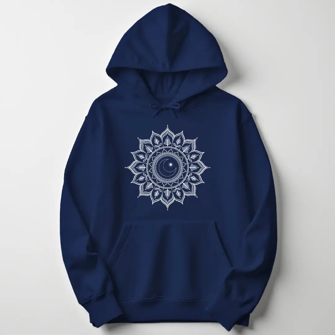 Moon Mandala Unisex Hoodie - Wild Spirit