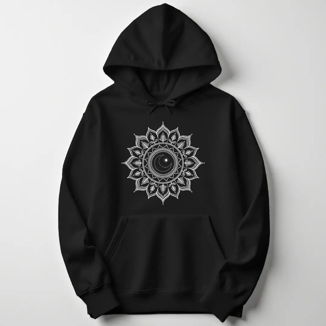 Moon Mandala Unisex Hoodie - Wild Spirit