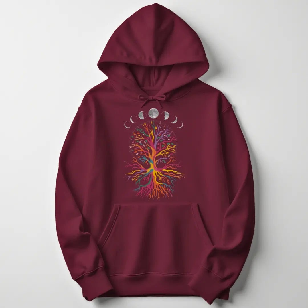 Moon Phases Unisex Hoodie - Wild Spirit