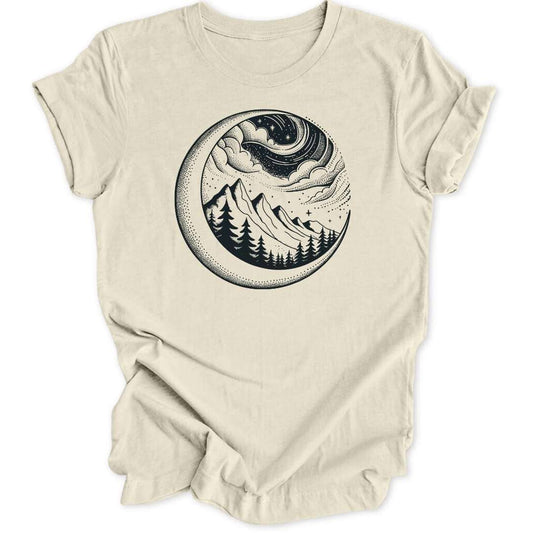 Moonlit Mountains Unisex T-Shirt - Wild Spirit