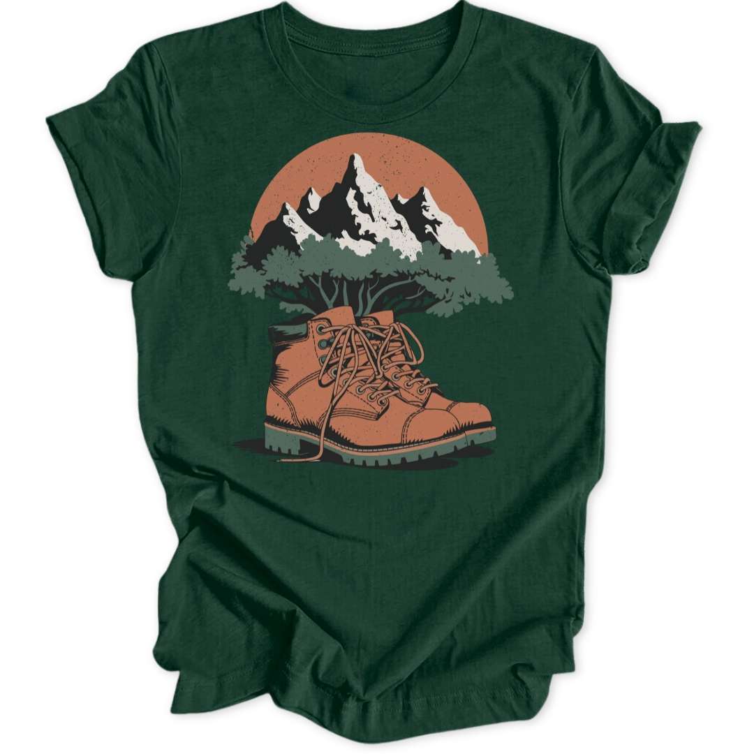 Mountain Boots Unisex T-Shirt - Wild Spirit