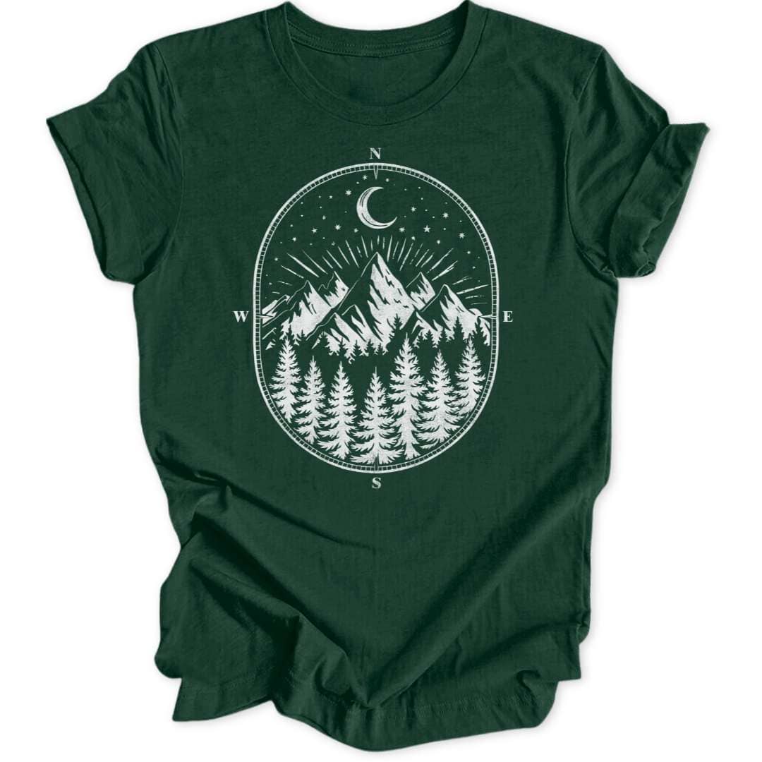 Mountain Compass Unisex T-Shirt - Wild Spirit