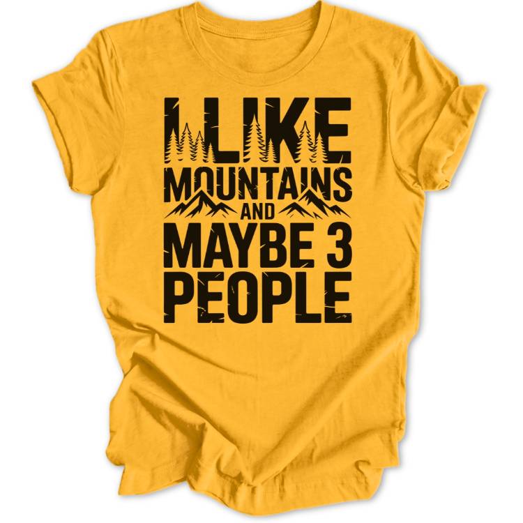 Mountains 3 People Unisex T-Shirt - Wild Spirit