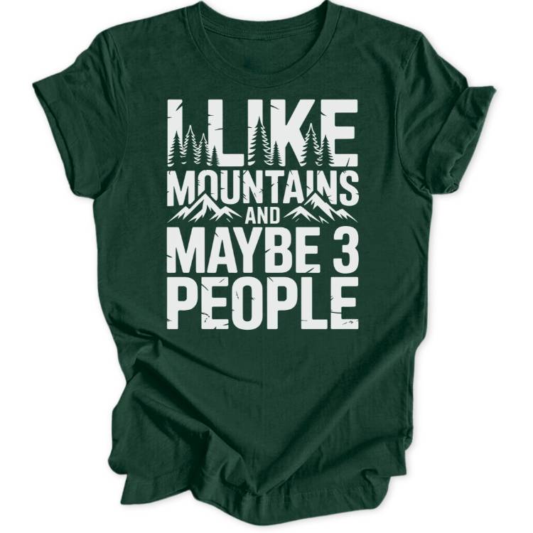 Mountains 3 People Unisex T-Shirt - Wild Spirit