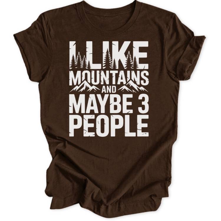 Mountains 3 People Unisex T-Shirt - Wild Spirit