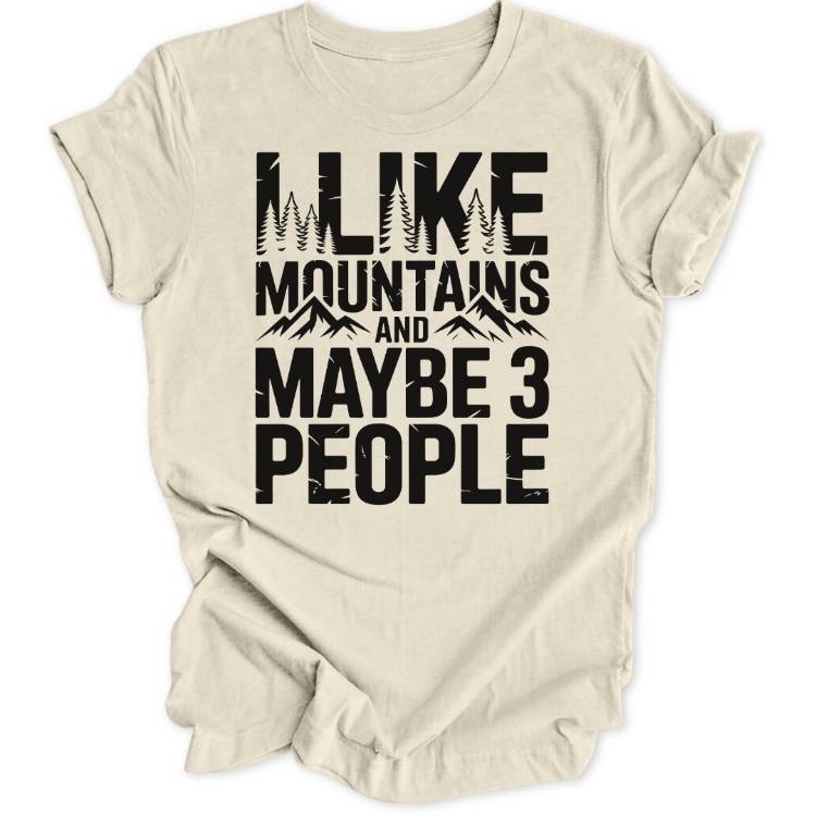 Mountains 3 People Unisex T-Shirt - Wild Spirit