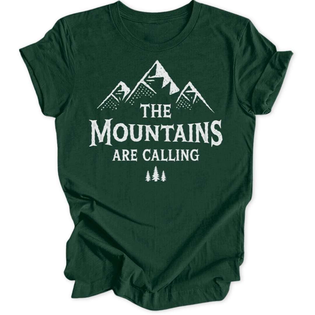 Mountains are Calling T-Shirt T-Shirt Waldgrün / S