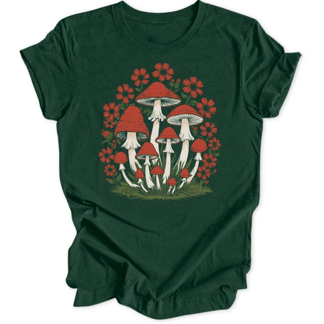 Mushroom Family Unisex T-Shirt - Wild Spirit