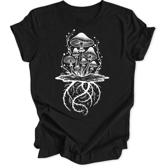 Mushroom Roots Unisex T-Shirt - Wild Spirit