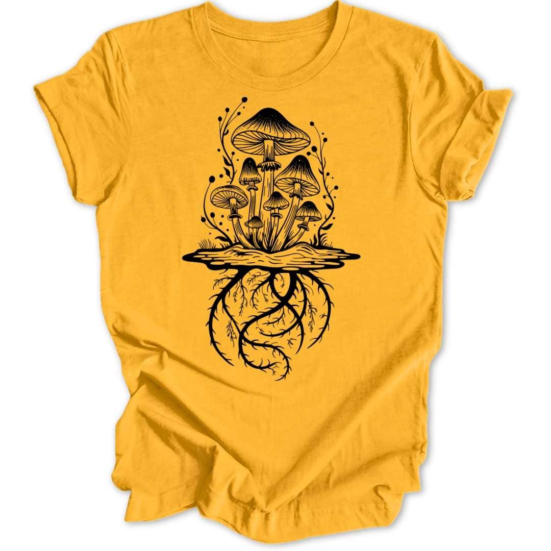 Mushroom Roots Unisex T-Shirt - Wild Spirit