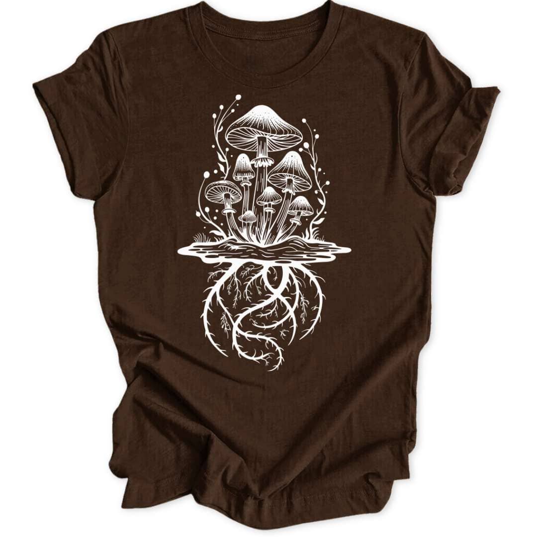 Mushroom Roots Unisex T-Shirt - Wild Spirit