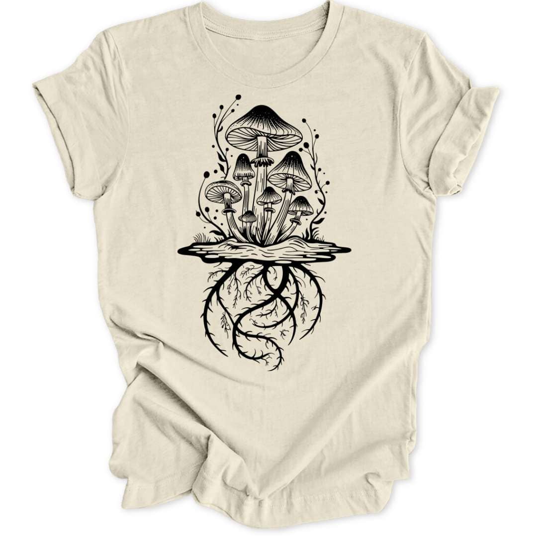 Mushroom Roots Unisex T-Shirt - Wild Spirit