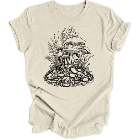 Mushroom View Unisex T-Shirt - Wild Spirit