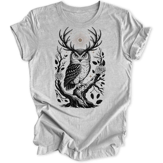 Mystische Eule Unisex T-Shirt - Wild Spirit