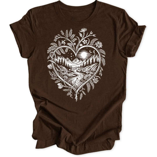 Natur - Herz Unisex T-Shirt - Wild Spirit