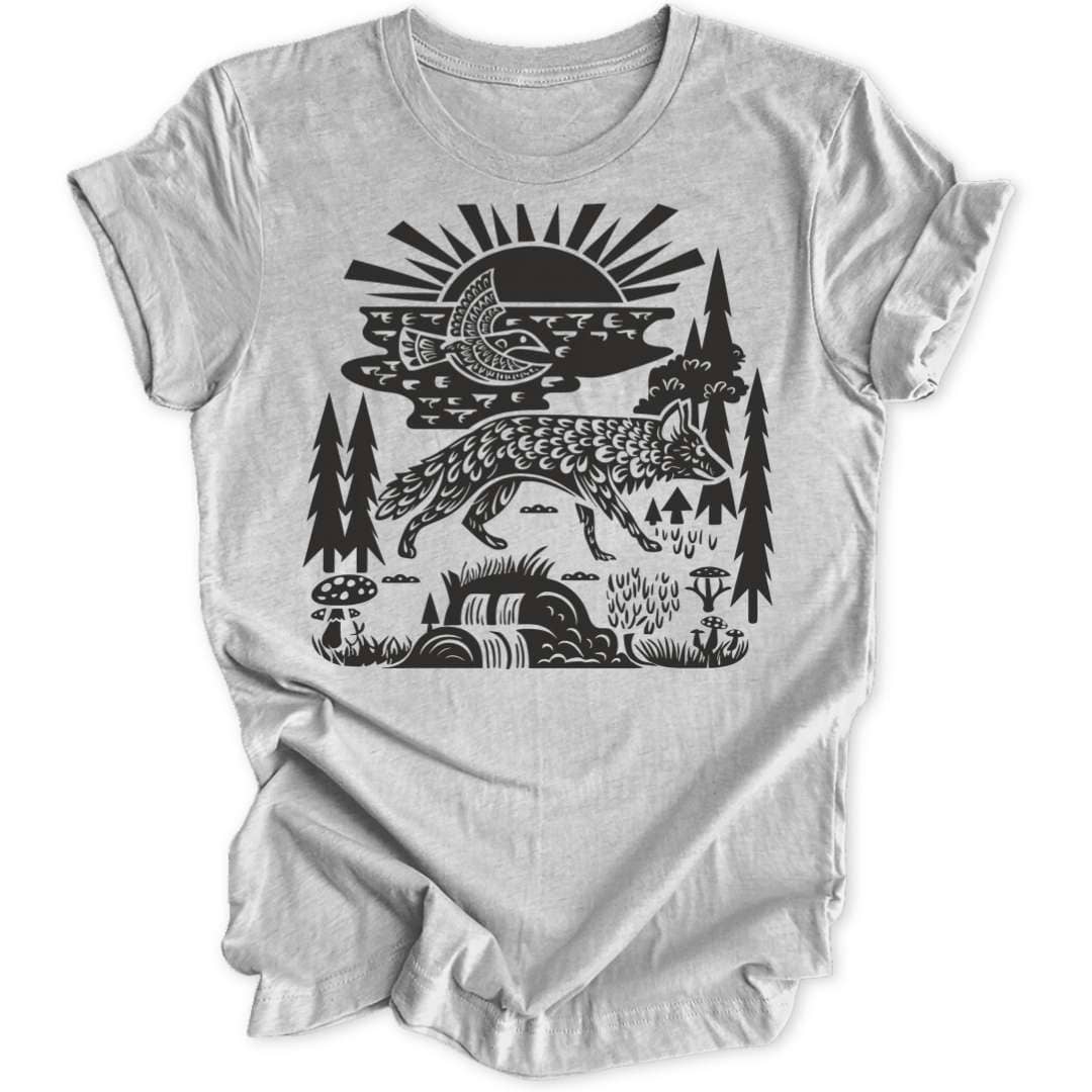 Nature Lino Wolf Unisex T-Shirt - Wild Spirit