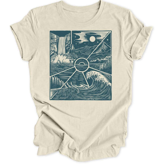 Nature Mosaic Unisex T-Shirt - Wild Spirit