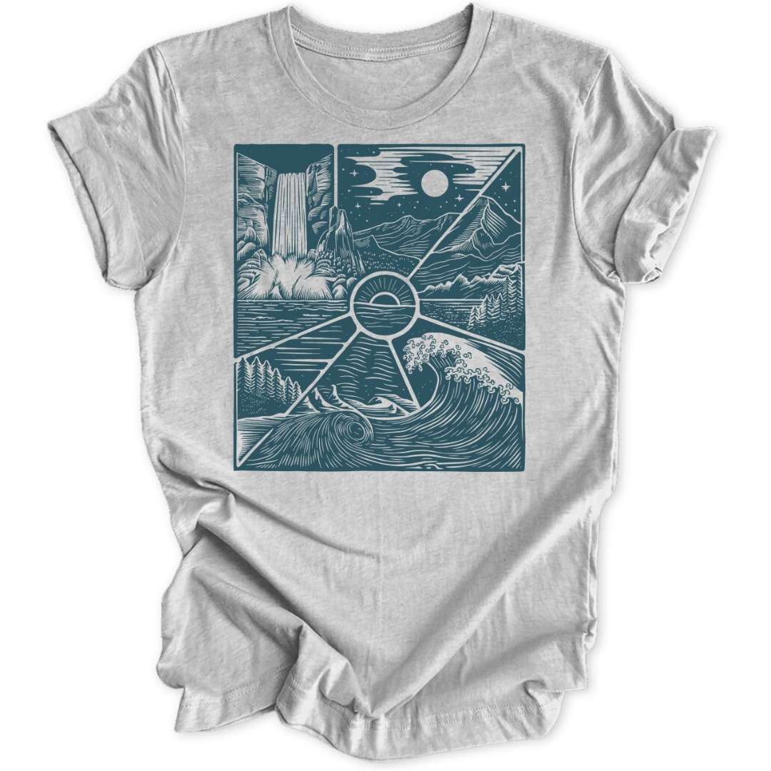 Nature Mosaic Unisex T-Shirt - Wild Spirit