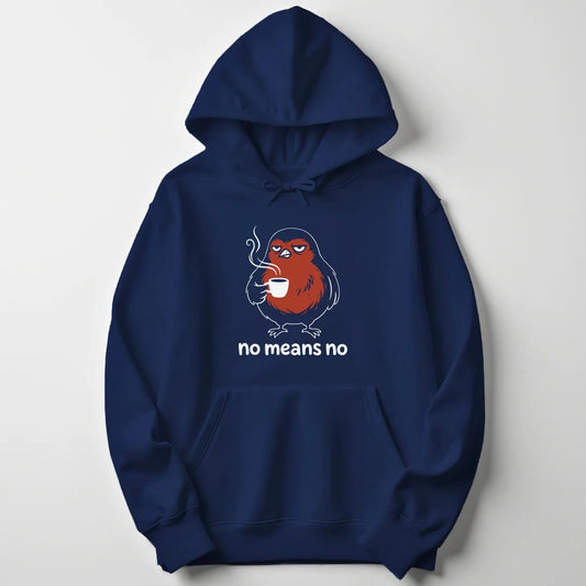 No Means No Robin Unisex Hoodie - Wild Spirit