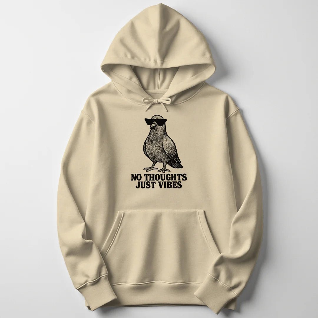 No Thoughts Pigeon Unisex Hoodie - Wild Spirit