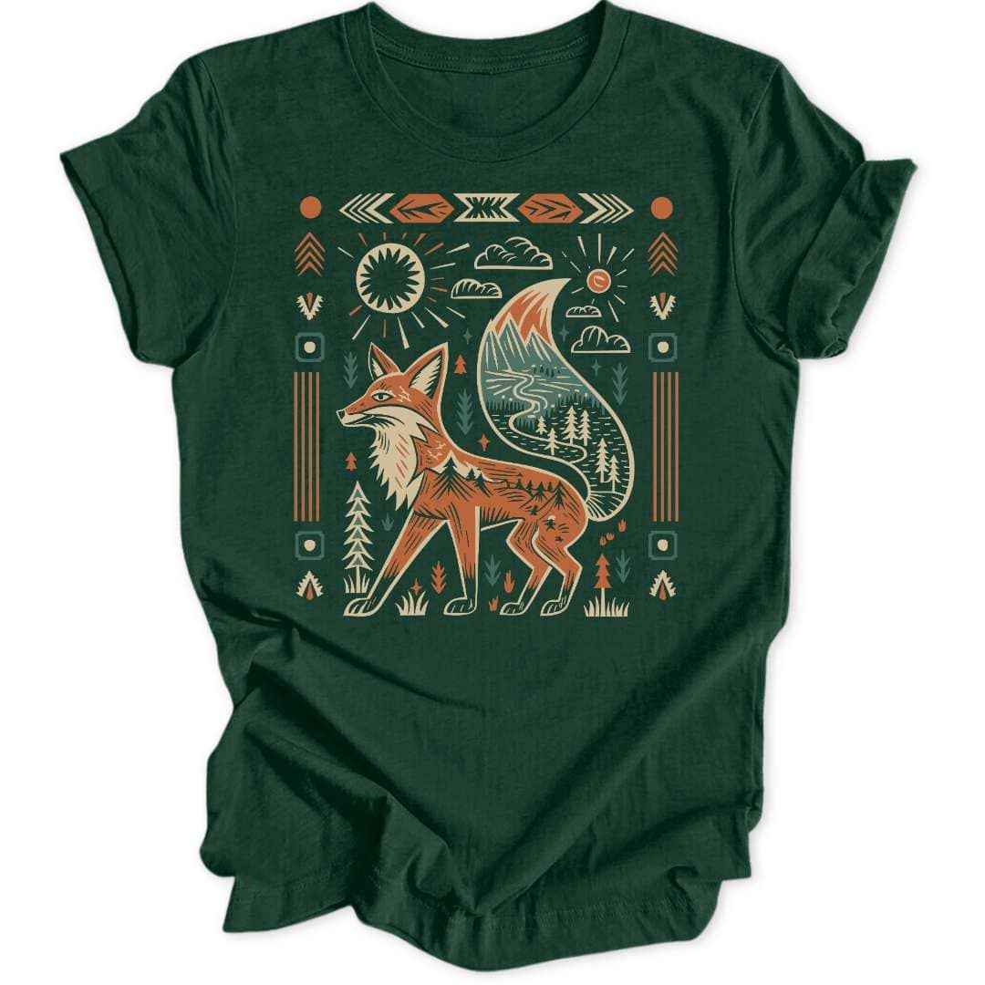 Odd Fox T-Shirt T-Shirt Waldgrün / S