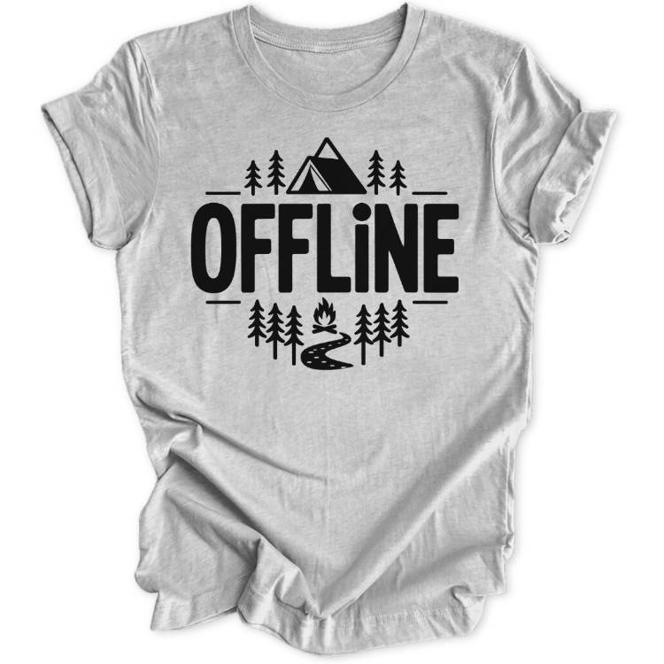 Offline Minimalistisch Unisex T-Shirt - Wild Spirit