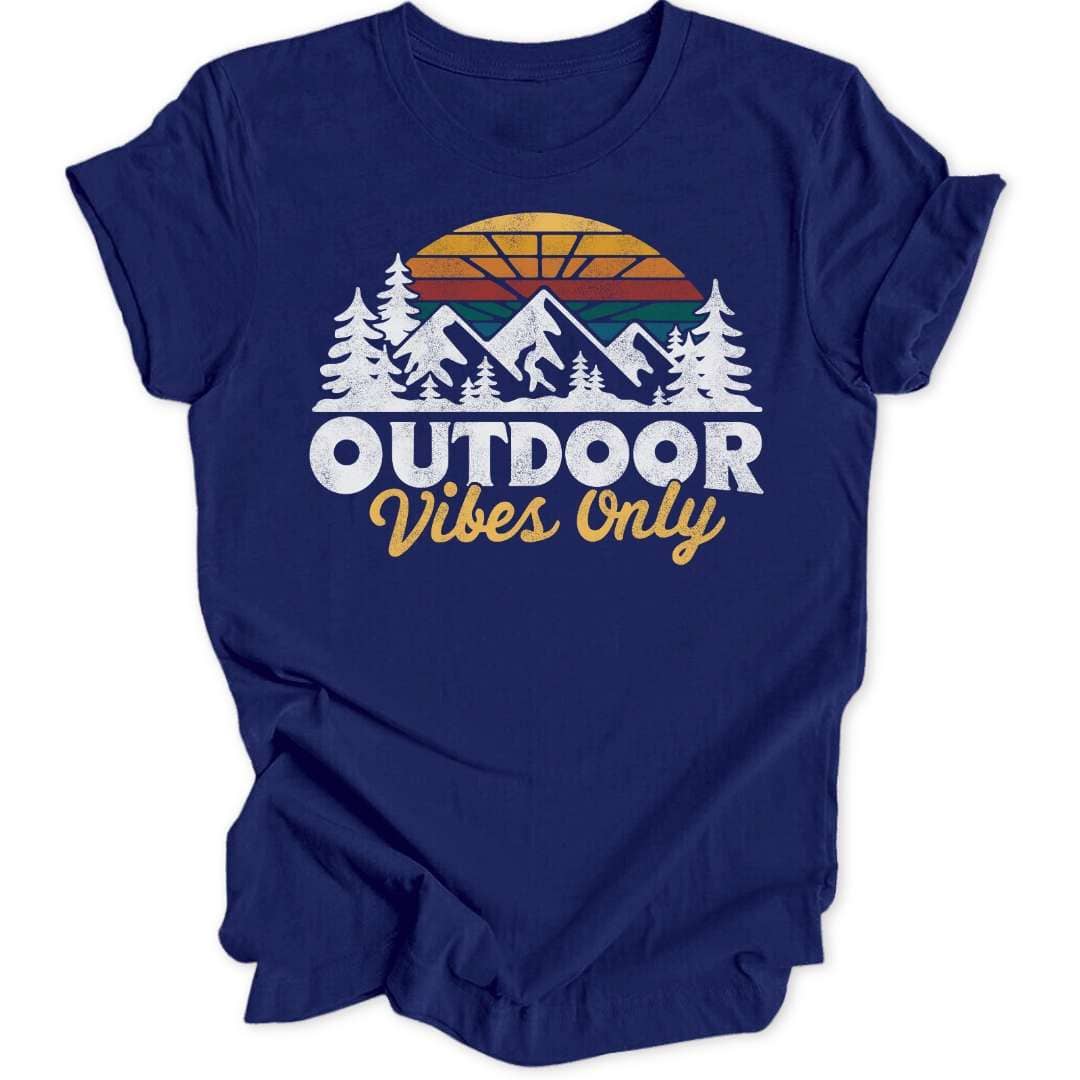 Outdoor Vibes T-Shirt T-Shirt Navy / S