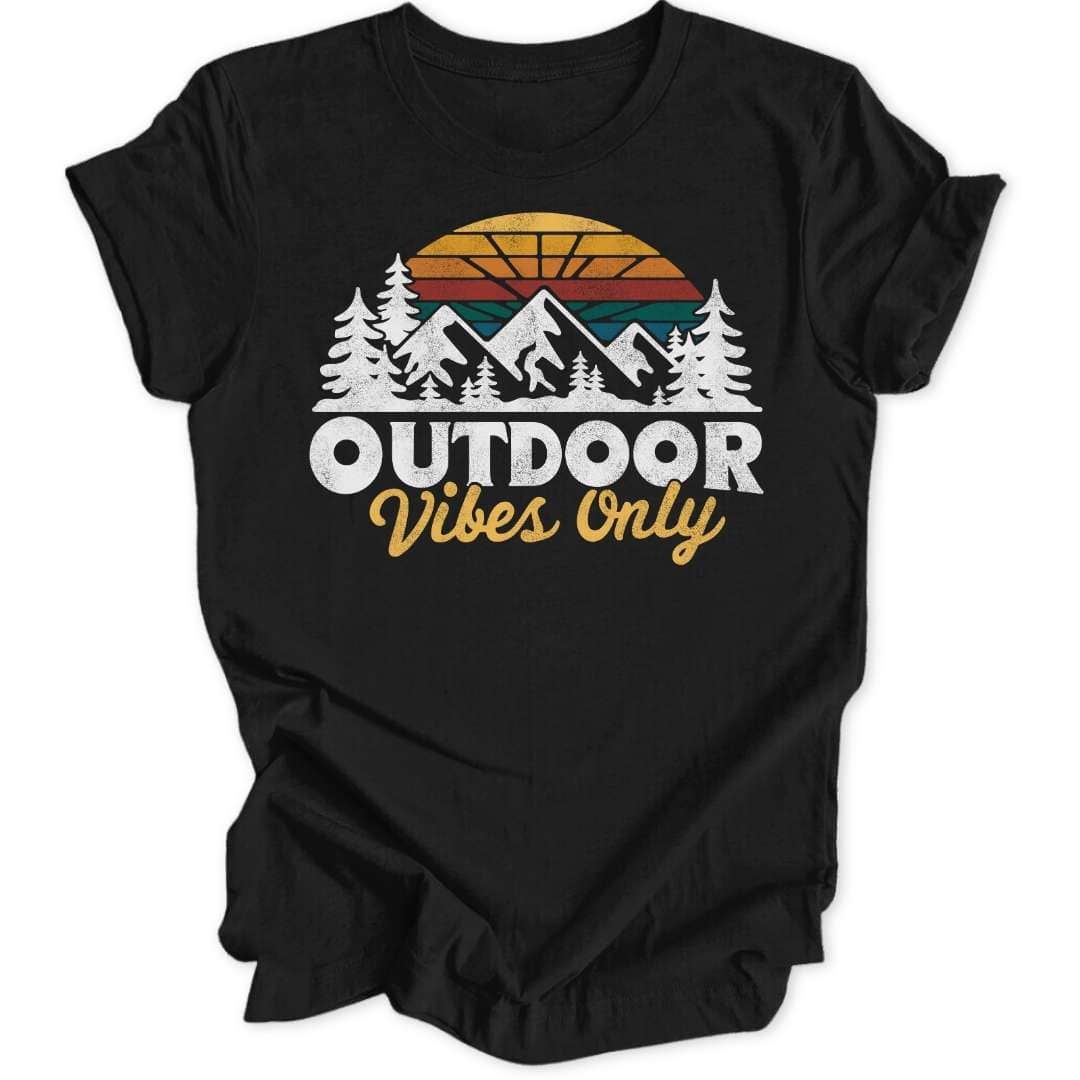 Outdoor Vibes T-Shirt T-Shirt Schwarz / S