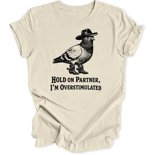 Overstimulated Pigeon Grunge Unisex T-Shirt - Wild Spirit