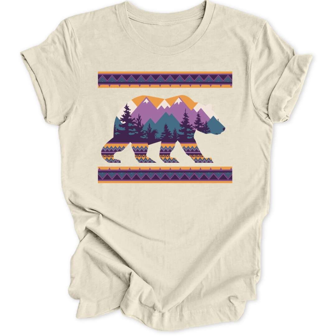 Pattern Grizzly Unisex T-Shirt - Wild Spirit