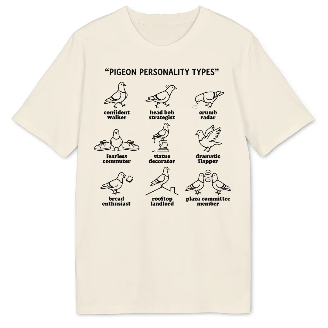 Pigeon Personalities Bio T-Shirt - Wild Spirit