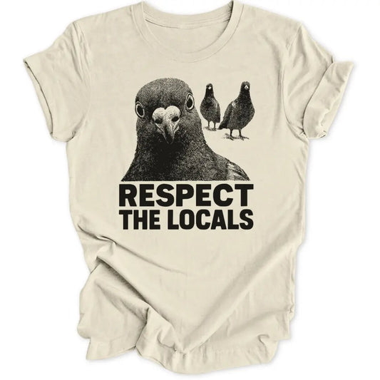 Pigeon Respect Unisex T-Shirt - Wild Spirit