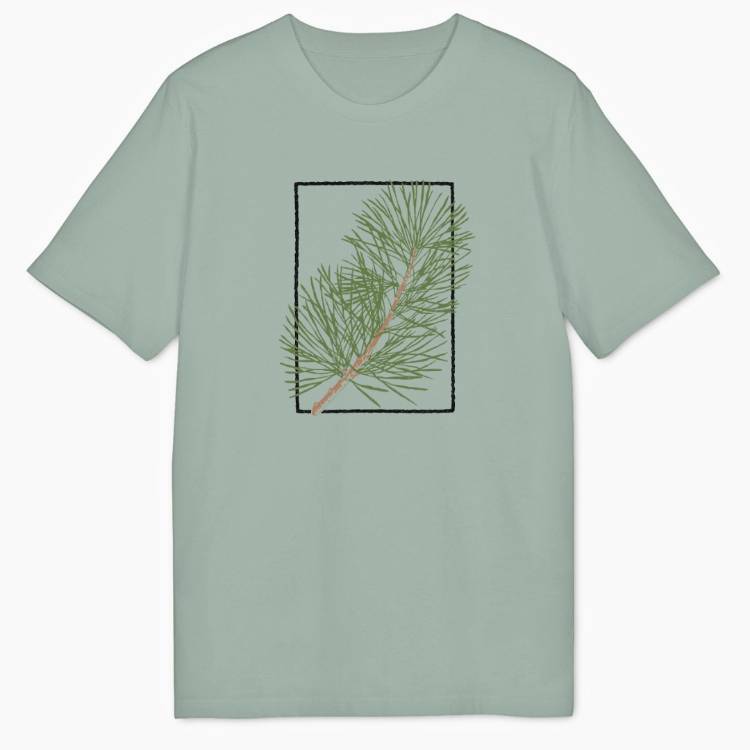 Pine Rectangle Bio T-Shirt - Wild Spirit