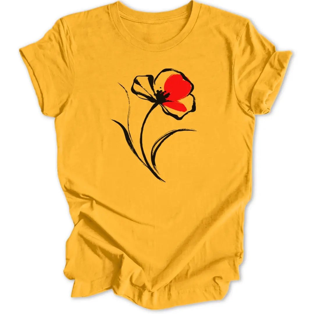 Poppy Art Unisex T-Shirt - Wild Spirit