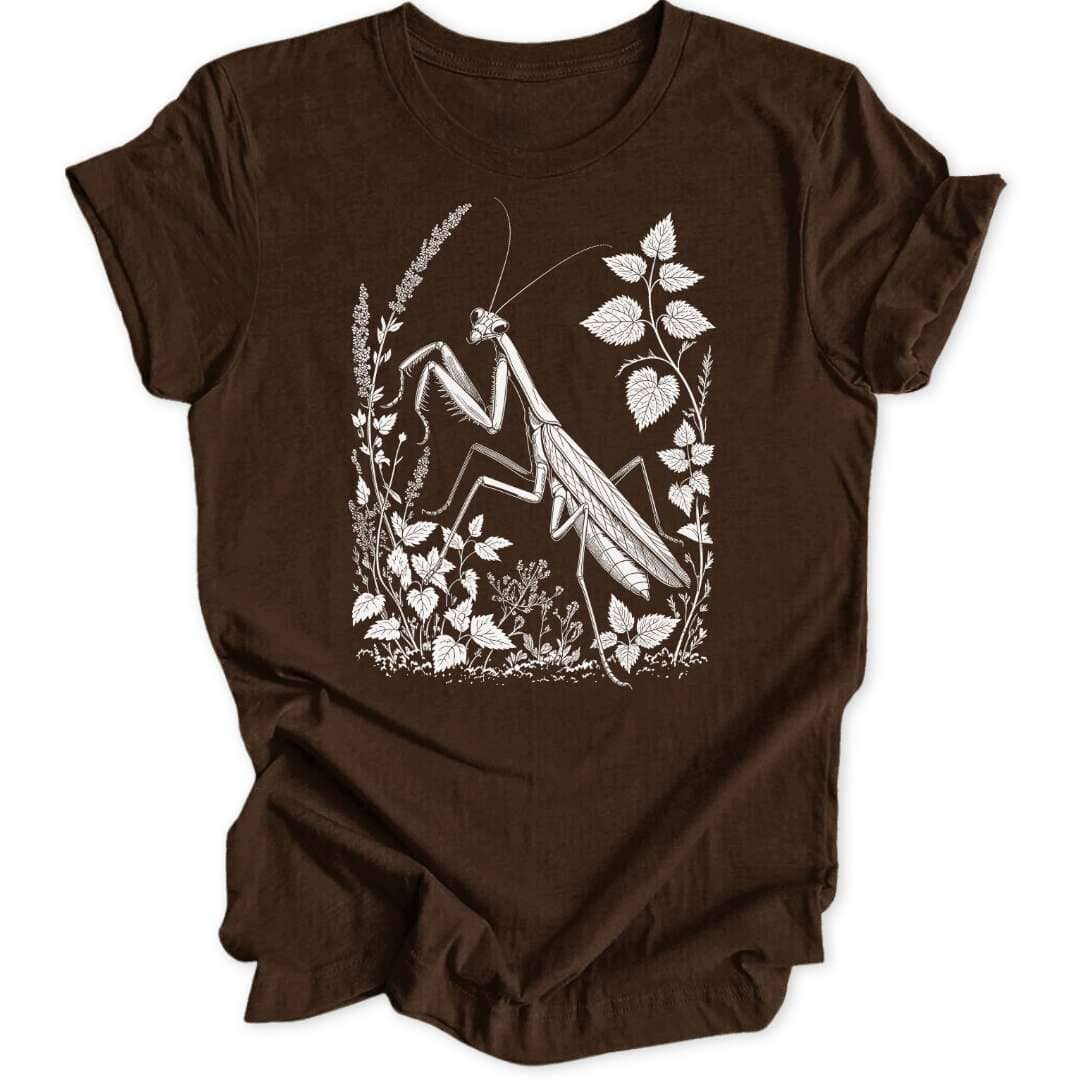 Praying Mantis Unisex T-Shirt T-Shirt Braun / S