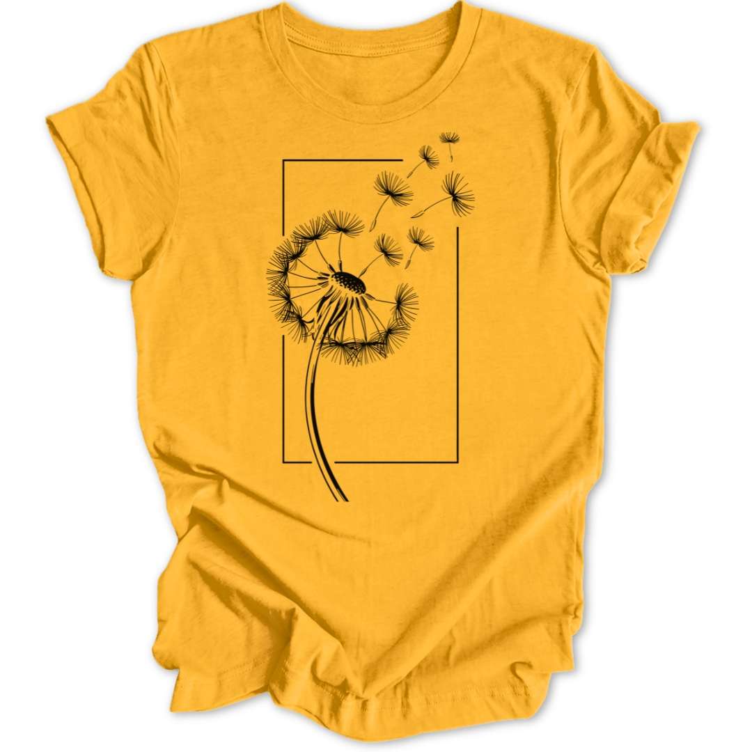 Pusteblume Unisex T-Shirt T-Shirt Gold / S